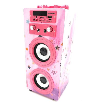 Bild von Dynasonic Bluetooth Lautsprecher Karaoke tragbar Musik Box 3 Generation Soundspaß