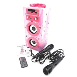 Bild von Dynasonic Bluetooth Lautsprecher Karaoke tragbar Musik Box 3 Generation Soundspaß