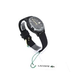 Bild von Lacoste Quarzuhr Damen schwarz Silikonarmband Analog Mode