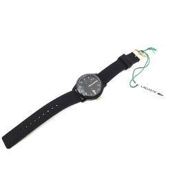 Bild von Lacoste Quarzuhr Damen schwarz Silikonarmband Analog Mode