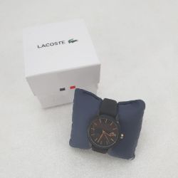 Bild von Lacoste Quarzuhr Damen schwarz Silikonarmband Analog Mode