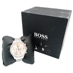 Bild von Hugo Boss Damen Quarz Uhr Multi Zifferblatt Silber Edelstahlarmband 1502565 Ladies Luxus