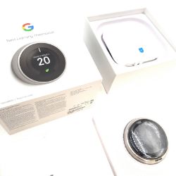 Bild von Google Nest Learning Thermostat 3. Gen WLAN Smart Home Stahlthermostat