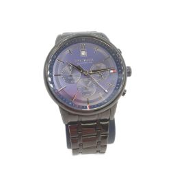 Bild von Tommy Hilfiger Quarz Uhr Herren schwarzes Zifferblatt Chronograph Designer