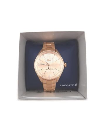 Bild von Lacoste Damen Armbanduhr Analog Quarz Edelstahl Business Rosé Gold Uhr wasserabweisend Glas