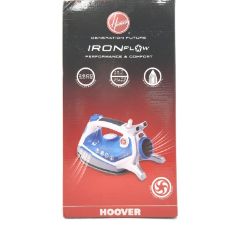 Bild von Hoover 2600 TIF 26001 Ironflow Blau Kunststoff Dampfbügeleisen 45 0.4L Bügelstation