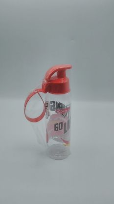 Bild von LULABI DISNEY CARS - Kinder-Plastikflasche mit Disney CARS Motiv, wiederverwendbar und BPA-frei, robuste Flasche, praktisch für Schule und Schwimmbad, mit Sicherheitsverschluss, 500 ml - Rot'