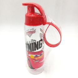 Bild von LULABI DISNEY CARS - Kinder-Plastikflasche mit Disney CARS Motiv, wiederverwendbar und BPA-frei, robuste Flasche, praktisch für Schule und Schwimmbad, mit Sicherheitsverschluss, 500 ml - Rot'