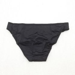 Bild von Iris Lilly Slip Damen Schwarz Panties Mikrofaser hohes Bein Unterwäsche Sexy