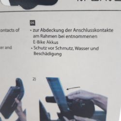 Bild von M Wave E-Protect Connect Schutzhülle für E-Bike Akku Schwarz Größe Cycling