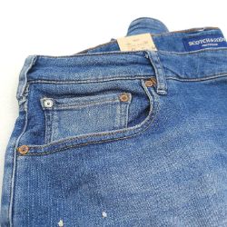 Bild von Scotch & Soda Skim-Slim Fit Jeans blau 38/36 lang Herren Hose elegant