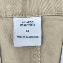 Bild von Amazon Essentials Khaki Uniform Straight Cut Chino Hose 40 14 Uniformtraining