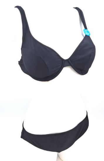 Bild von Arena Solid Bikinis Damen Figurformend 40 Schwarzschwarz Schwimmen Figur stärkend