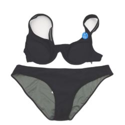 Bild von Arena Solid Bikinis Damen Figurformend 40 Schwarzschwarz Schwimmen Figur stärkend