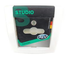 Bild von REV 0208810104 Studio 1fach Rahmen Steckdose Rahmen Lichtschalter etc. weiss Clever