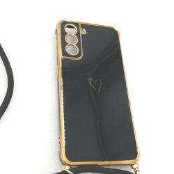 Bild von Vauki Samsung Galaxy S21 5G Halsband Cover Verzinktes Etui Silikon