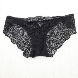 Bild von Iris Lilly Damen Hipster-Unterwäsche Spitze 3er-Pack Schwarz 38 Panties Women's 