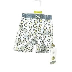 Bild von LÄSSIG Unisex Baby Badehose Blau Pinguin mint 12 Monate Star Trend