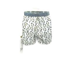 Bild von LÄSSIG Unisex Baby Badehose Blau Pinguin mint 12 Monate Star Trend