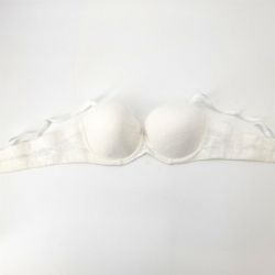 Bild von Iris Lilly Spitzen BH trägerlos Damen BHs Sexy Weiß Intimates 38B