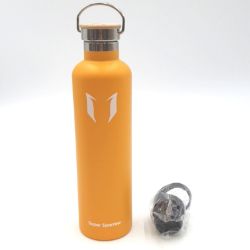 Bild von Super Sparrow 1L Vakuumisolierflasche Trinkflasche auslaufsicher BPA-frei Silbergrau