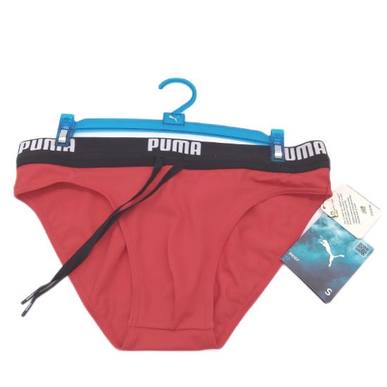 Bild von PUMA Badeslip Swim Men Logo Schwimmbekleidung rot S Herrenschwimmen