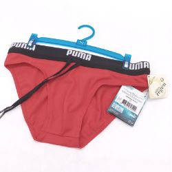 Bild von PUMA Badeslip Swim Men Logo Schwimmbekleidung rot S Herrenschwimmen