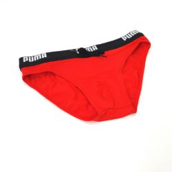 Bild von PUMA Badeslip Swim Men Logo Schwimmbekleidung rot S Herrenschwimmen