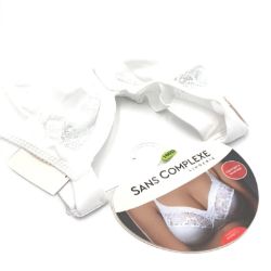 Bild von Sans Complexe Damen Clara 70SAF26 BH Weiß Blanc GCC 85D Bra Women's Underwear Bequem