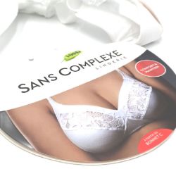 Bild von Sans Complexe Damen Clara 70SAF26 BH Weiß Blanc GCC 85D Bra Women's Underwear Bequem