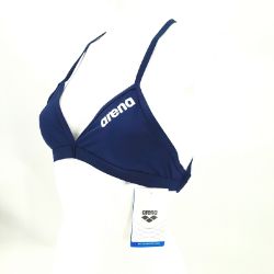 Bild von Arena Solid Tie Parte Superiore Bikini NavyWhite 40 IT Schwimmen Damen Badebekleidung