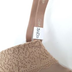 Bild von Calvin Klein Damen Push Up BH Honey Almond 75D Unterwäsche Büstenhalter Hauptmodell Elegant