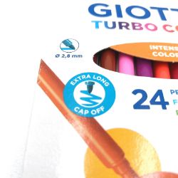 Bild von Giotto Turbo Color Multi 24pezzoi Stifte Schreibgeräte und Zubehör 