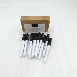 Bild von Amazon Basics Permanentmarker Schwarz 12er-Pack Permanent Marker Pens Bürobedarf