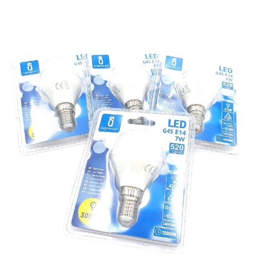 Bild von LED Birnen E14 7W warmes Licht 3000K 470 lm 230° Abstrahlwinkel Energiesparend