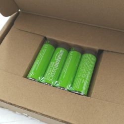 Bild von Amazon Basics Wiederaufladbare AA Batterien Energiespeicher 4 Stück Kapazität höher