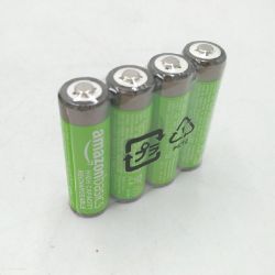 Bild von Amazon Basics Wiederaufladbare AA Batterien Energiespeicher 4 Stück Kapazität höher