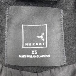 Bild von MERAKI Damenmantel Wolle Schwarz XS Taschen Knöpfe Elegant Winter