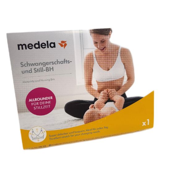 Bild von Medela Stillen Schwangerschafts-BH Weiß L Damen Unterwäsche BH Still