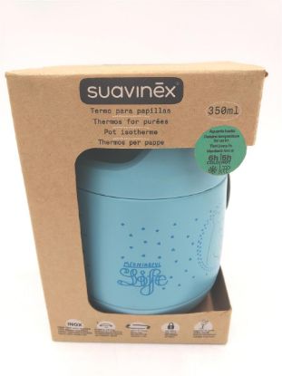 Bild von Suavinex Thermo-Behälter Brot Dose 350ml Brei Essen Box Reise Baby Lebensmittel