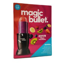 Bild von Magic Bullet Blender  Electric Pack 10 Pi¨ces Power 200 Watts Schwarz Zauberkünstler Mixer Elektrisch Paket 10 Teile Leistung 200 Watt Schwarz Ultimate Smoothies Maker