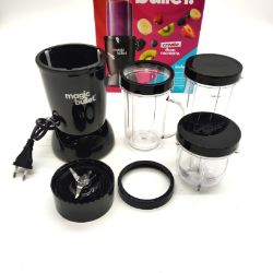 Bild von Magic Bullet Blender  Electric Pack 10 Pi¨ces Power 200 Watts Schwarz Zauberkünstler Mixer Elektrisch Paket 10 Teile Leistung 200 Watt Schwarz Ultimate Smoothies Maker