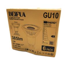 Bild von DEIFUA LED Glühbirne GU10 Kaltweiß 385 Lumen 3.5W  Äquivalent 50W Helle Beleuchtung