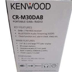 Bild von KENWOOD DAB Radio CR M30DAB Tragbares Radio DAB+ FM Großes Farbdisplay Musik