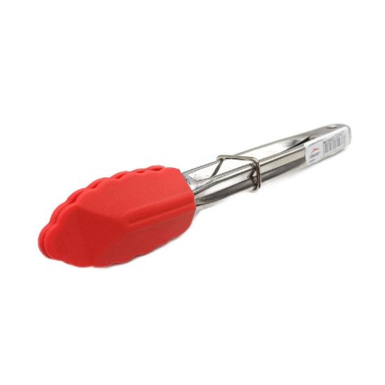 Bild von Lacor Zange Silikon rot 18 x 3 x 2 cm Besteck Messer Präzise