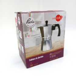 Bild von WECOOK Paola Aluminium Kaffeemaschine Express Italienische 3 Tassen Ringdichtung Trendig.