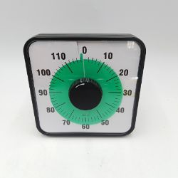 Bild von TimeTEX Zeitdauer Uhr Automatik 120 Minuten magnetisch 19x19 cm Classroom Uhrzeitmessung