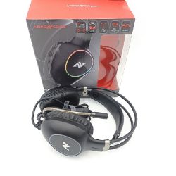 Bild von ABKONCORE Gaming Headset PS4 Noise Cancelling Mikrofon schwarz leicht überzeugend