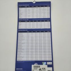 Bild von FC Schalke 04 Sportkalender 2024 22x45 Office Terminer Fußball