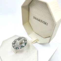 Bild von Swarovski Ortyx Cocktail Ring Trilliant grün Rhodiniert Schmuck Größe 53